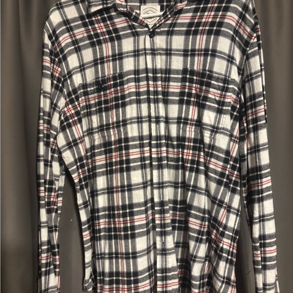 True Craft Black and Red Plaid Shirt